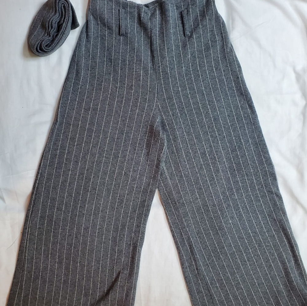 Elsy wide legged striped trousers - Picture 4 of 7